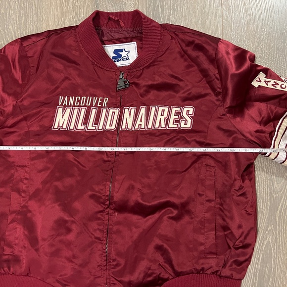Vancouver Millionaires STARTER jacket -YOUTH XL fits like women's medium - Picture 4 of 8